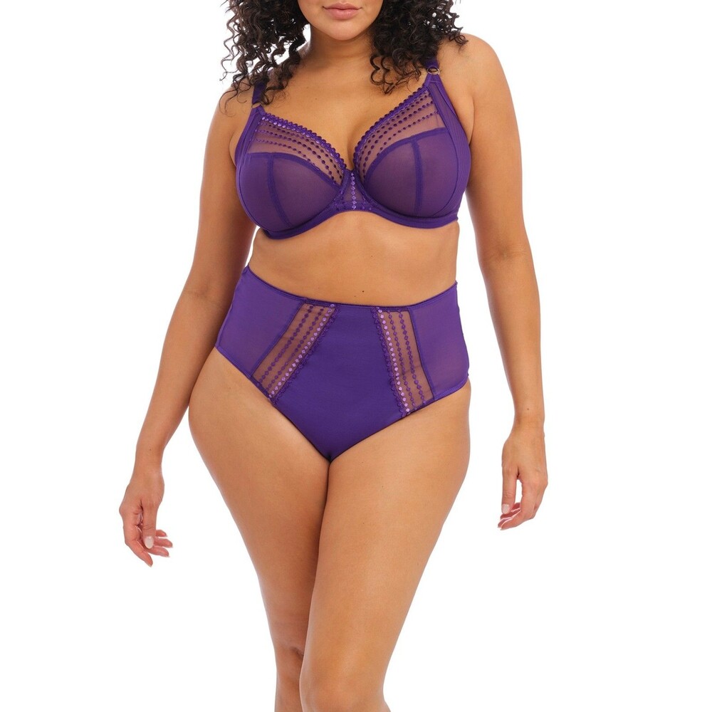 Elomi Matilda Iris Purple Bra & Panties Set 38G XXL EL8900IRS EL8906IRS Brief